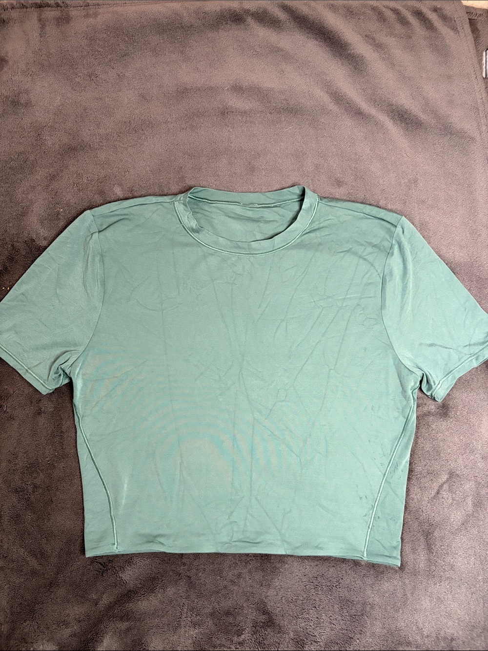 lululemon athletica Short Sleeve Crew Tee in Sage Green